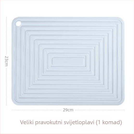 Silikonska termoizolacijska podloga za stol, kvadratična, skandinavski stil, otporna na visoke temperature