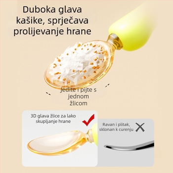 Putot PPSU dječja žlica za hranjenje, set od 2 komada, učenje jedenja, od 6 mjeseci