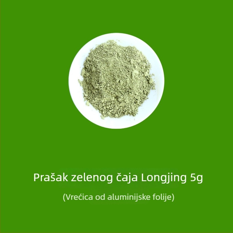 Prašak čaja za ceremonije: prašak bijelog čaja, prašak crvenog čaja, prašak oolong, prašak pu-erha i matcha