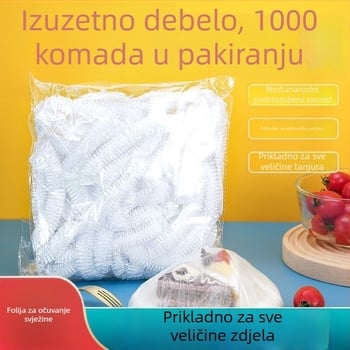 Kryt za očuvanje ostataka hrane, jednokratna folija, elastičan rub, kućna upotreba