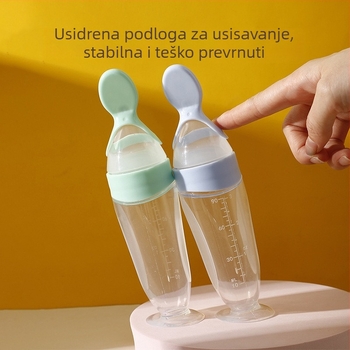 BEIDILE Žličica za hranjenje beba od silikona – mekan stisnuti dizajn, minimalistički stil, set od 168 komada, za djecu od 6 mjeseci i starije