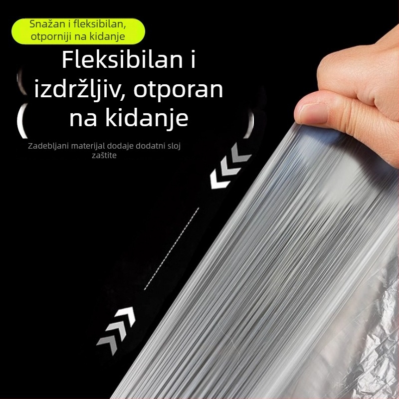 Jednokratni stolnjak s elastičnim zatvaračem za okrugle i kvadratne stolove, deblji, vodootporan i otporan na masnoće, lagan