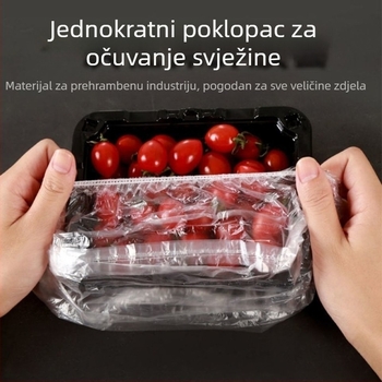 Plastična zaštita za svježu hranu – jednokratna, višenamjenska, 1 komad, pakiranje 100–500