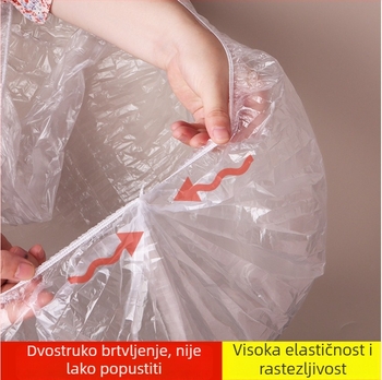 Ekstra-velika jednokratna prozirna zaštitna folija za kuhinju – zaštita od prašine, insekata i mrlja, debela