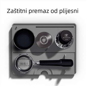 Silikonski podložak za aparat za kavu - kvadratna zaštitna podloga, protuklizna, toplinska izolacija, višenamjenska za bar i stol