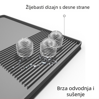 Silikonski podložak za aparat za kavu - kvadratna zaštitna podloga, protuklizna, toplinska izolacija, višenamjenska za bar i stol