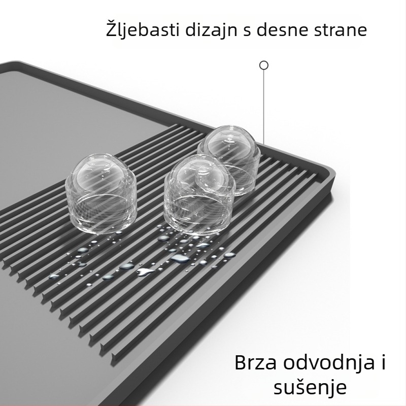 Silikonski podložak za aparat za kavu - kvadratna zaštitna podloga, protuklizna, toplinska izolacija, višenamjenska za bar i stol