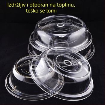 Garbo Daily plastični kružni poklopac za mikrovalnu pećnicu – hrana, zadržavanje topline, zaštita od prašine