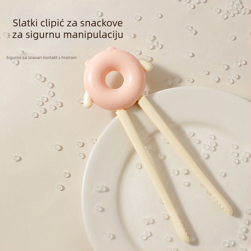 Set za učenje korištenja štapića za djecu – ABS materijal, minimalistički stil, 1 set, od 3 mjeseca