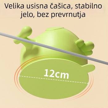 Bebina posuda za hranjenje – nehrđajući čelik, od 6 mjeseci nadalje, karikatura sladak stil
