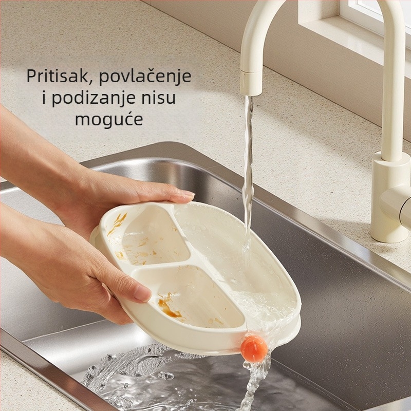Imperial Favorite Dječji PPSU tanjur s usisnim dnom za samostalno hranjenje, podijeljeni tanjur za djecu (od 6 mjeseci)