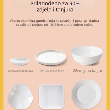 Jednokratni poklopac za zdjelu za čuvanje ostataka uz prozirnu foliju