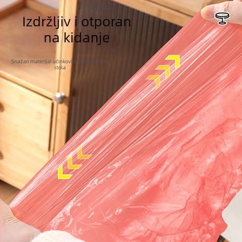 Jednokratni prozirni PE stolnjak, okrugli, otporan na masnoću, s vezicom, deblji, za kućnu upotrebu