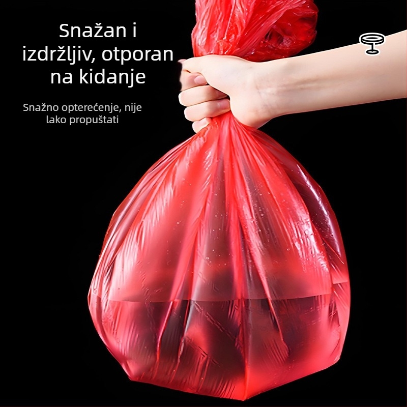Jednokratni prozirni PE stolnjak, okrugli, otporan na masnoću, s vezicom, deblji, za kućnu upotrebu