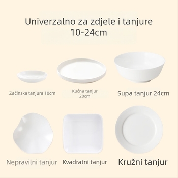 Jednokratni PE poklopac za posudu za čuvanje hrane, debeli, bez kidanja, 1 kom, 240 vrećica u velikom paketu