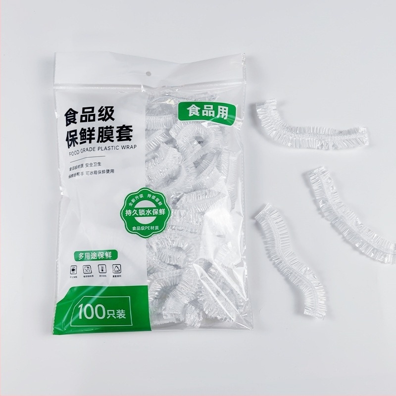 Jednokratni PE poklopac za posudu za čuvanje hrane, debeli, bez kidanja, 1 kom, 240 vrećica u velikom paketu