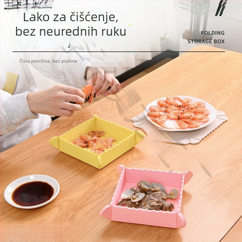 Sklopivi ABS okrugli podmetač za stol, otporan na visoke temperature i protiv opeklina