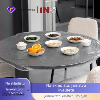 Jednokratni okrugli stolnjak Nastu, PE/polyetilen, debljina 0,007 mm, kružni oblik