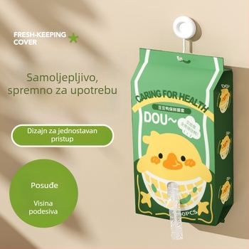 Zidni set pokrivala za foliju za hranu, pokrivala za ostatke i pokrivala za posude u hladnjaku