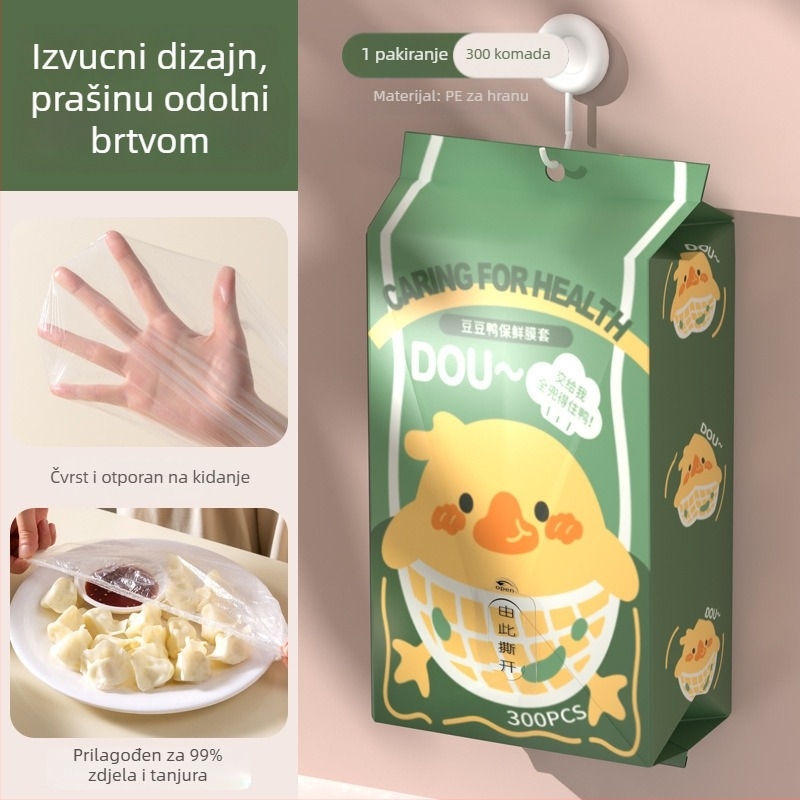 Zidni set pokrivala za foliju za hranu, pokrivala za ostatke i pokrivala za posude u hladnjaku