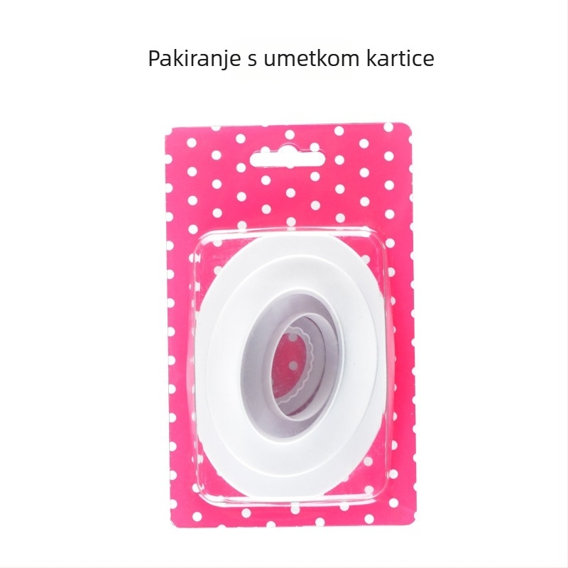 Ovalna dvostrano rezna kalupa za pečenje – plastična kalupa za kekse i peciva – moderan minimalistički stil