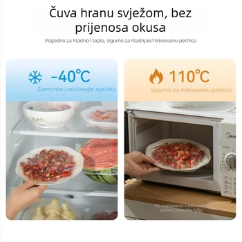 More Pie Odvojivi poklop za foliju – debeli i veliki, prašini zaštitni kuhinjski poklopac za ostale hrane, jednokratna zaštita folije, velika veličina