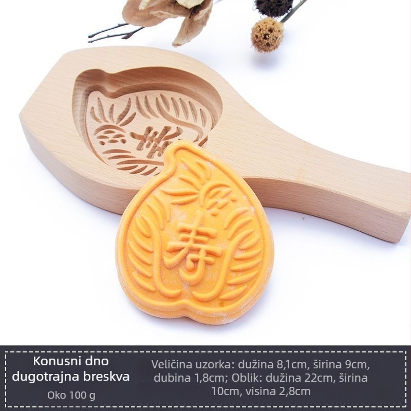 Kružna silikon forma za pečenje | za parene buns, mooncakes i kolače | kineski stil