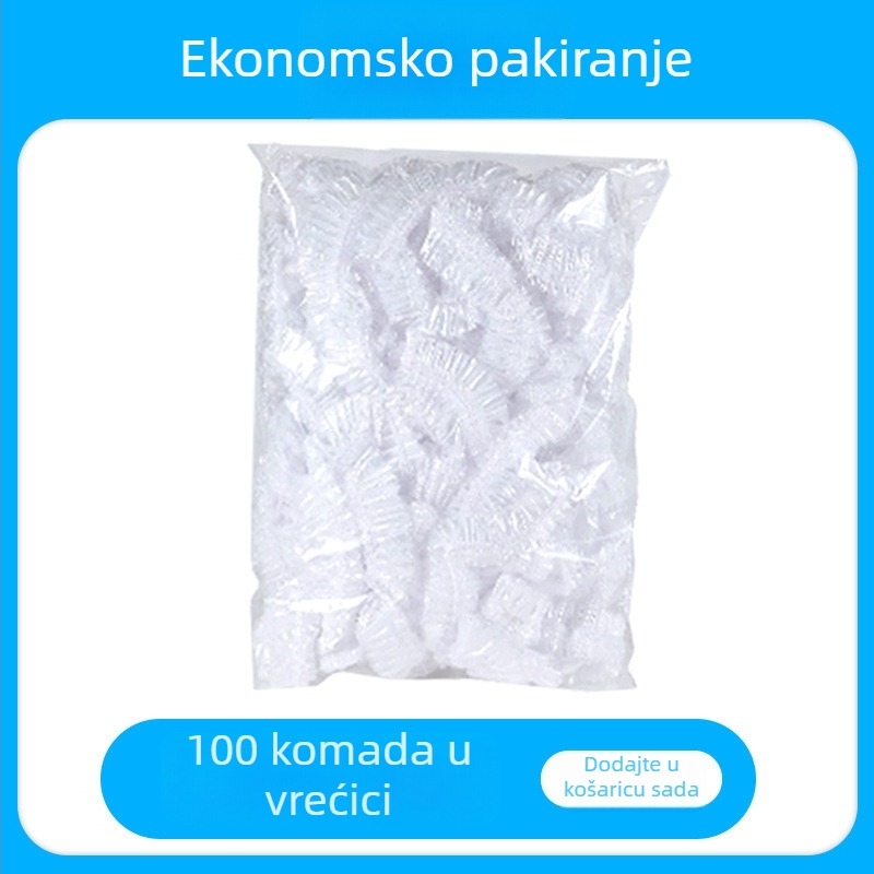 Jednokratni plastični poklopac za zdjelu, PE materijal, zaštita od prašine, za očuvanje hrane