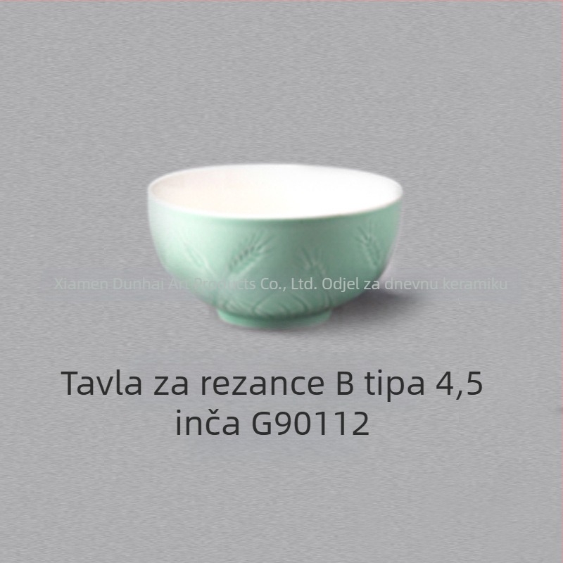 Keramički servis s glazurom – novi kineski stil od Susan Ceramics, uključuje zdjele za juhu, tanjure, lonac za gulaš i žlicu za juhu; pogodan za djecu, studente, odrasle i starije osobe; mogućnost prilagođavanja