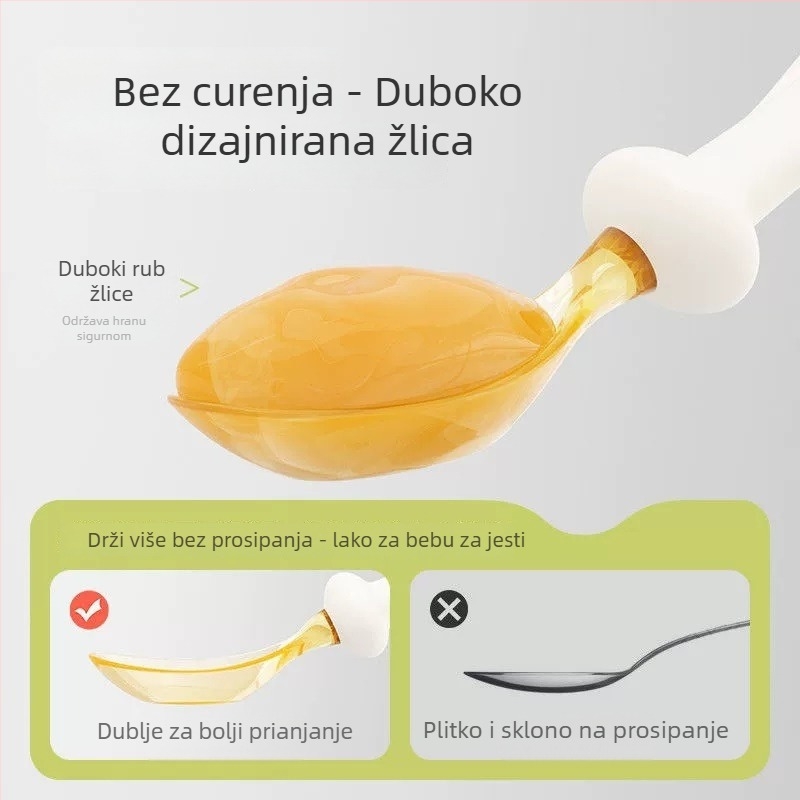 Dječja lžičica za hranu – trening, Royal Star (PPSU, iznad 6 mjeseci, set od 1 kom)