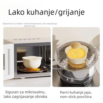 Dječja silikonska posuda za hranjenje s vakuum bazom — sve-u-jednom, otpornost na padove i toplinu, za djecu od 6 mjeseci, sladak karikaturistički dizajn
