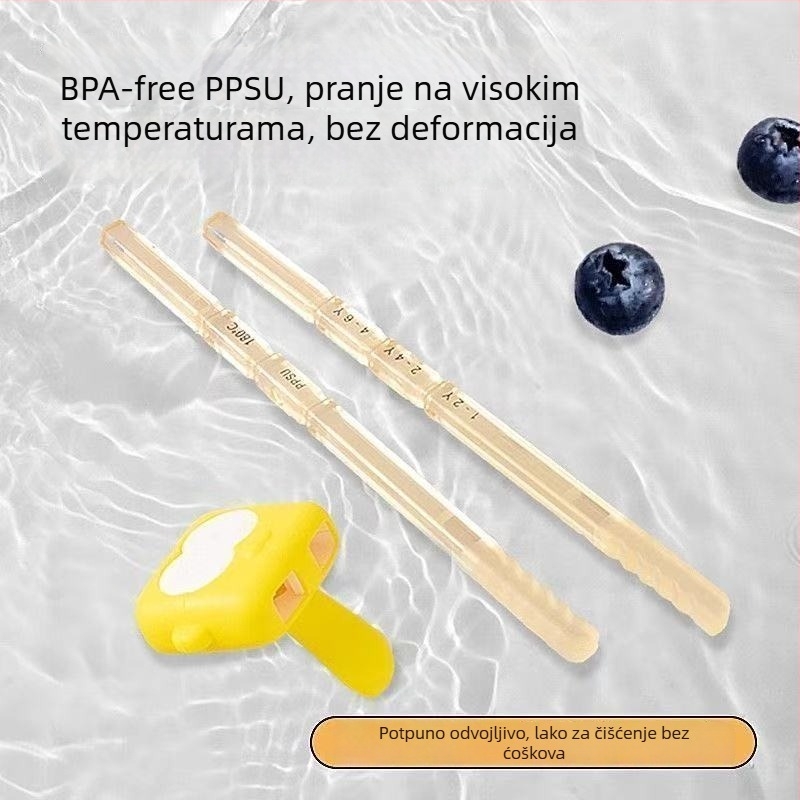 PPSU palice za učenje hrane za djecu, dizajn tigrovih usta, od 12 mjeseci, set 1
