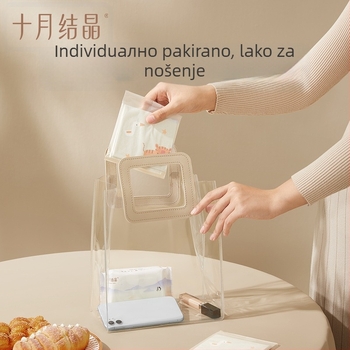 October Crystal jednokratni plastični stolnjak, otporan na ulje i vodootporan, paket od 20 komada