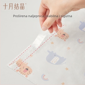 October Crystal jednokratni plastični stolnjak, otporan na ulje i vodootporan, paket od 20 komada