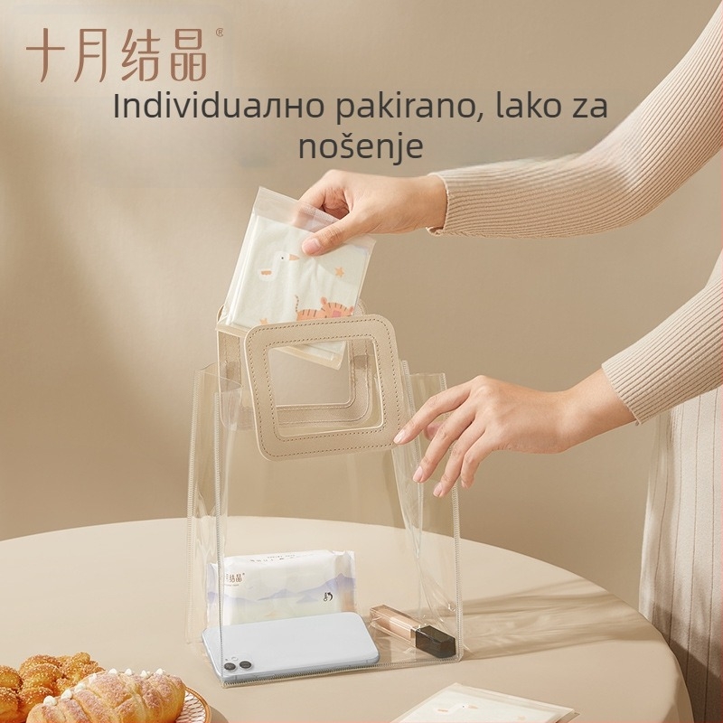 October Crystal jednokratni plastični stolnjak, otporan na ulje i vodootporan, paket od 20 komada