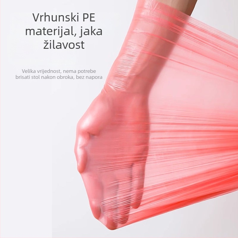 Jednokratni plastični stolnjak s elastičnim šnurom, proziran, okrugli, promjer 0,8–1,8 m, za kućnu i restoransku upotrebu
