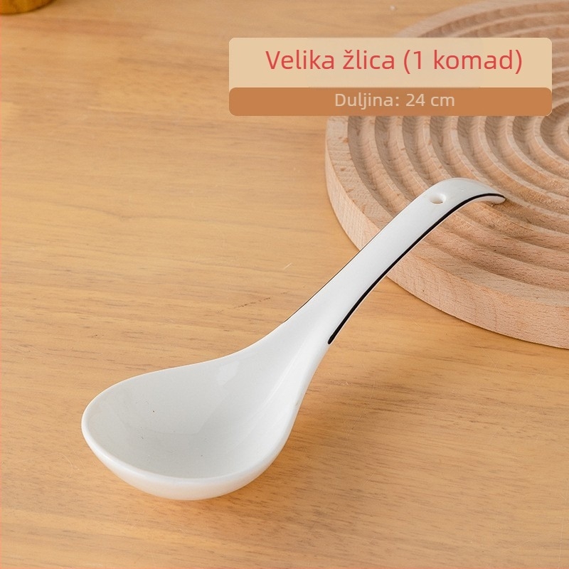 Porcelanska zdjela s poklopcem i držačem, okruglog oblika, dekor pod glazurom, nije prikladna za mikrovalnu