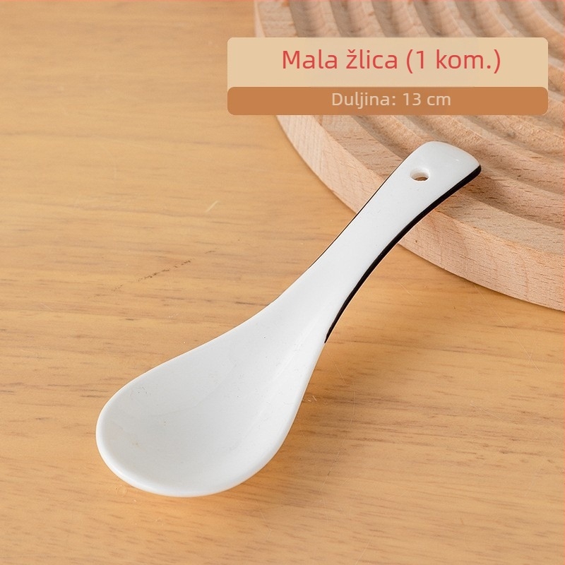 Porcelanska zdjela s poklopcem i držačem, okruglog oblika, dekor pod glazurom, nije prikladna za mikrovalnu