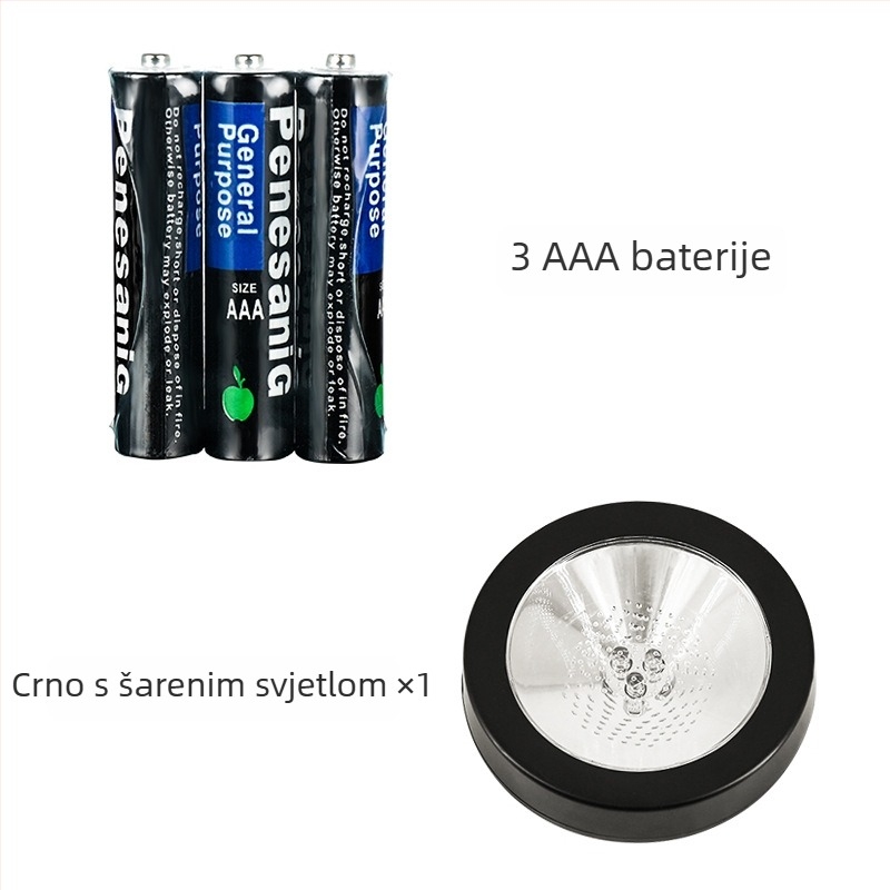 BARX LED osvijetljena podmetač za koktele, plastičan, kružnog oblika, priključno napajanje.