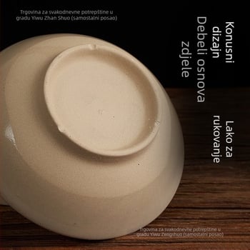 Set od osam zdjela za parenje mesa, rustikalni grob porcelan, tradicionalni nacionalni stil, mikrovalna kompatibilnost