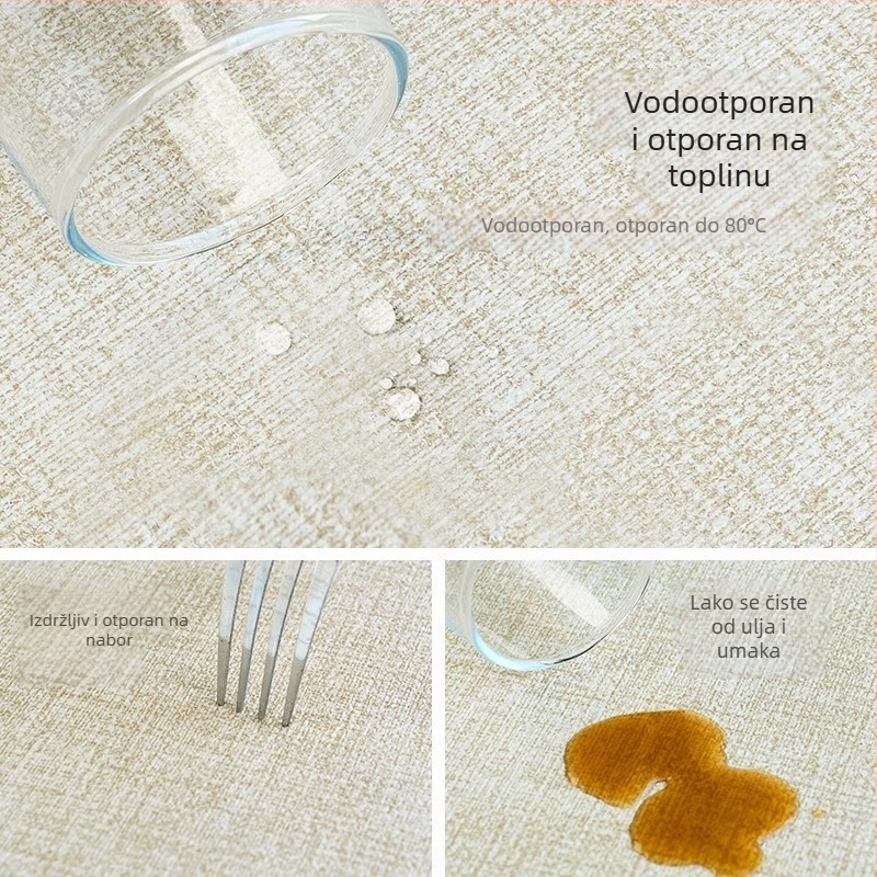 Kožni podmetač za stol, nordijski stil, kvadratni oblik, jednobojna, Longyao, proljeće 2025 izlazak