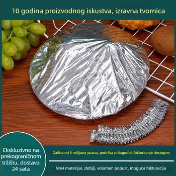 Izolacijski poklopac za hranu od aluminijske folije | Kućna upotreba | 1 kom | Podrijetlo: Zhejiang