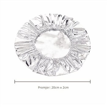 Set za očuvanje hrane – Aluminijski folijski termoizolacijski poklopi za posude, kućna kuhinja, 3–5 komada, rok trajanja 5 godina, Zapremina pakiranja 100, 200 setova u kutiji