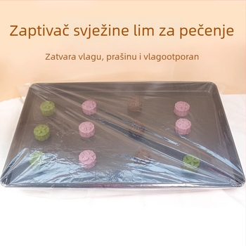 Set kutije za fermentaciju tijesta i vreće za čuvanje svježine – plastika, prašinsko zaštićeni poklopac, 1 kom