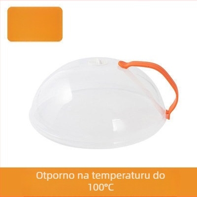 Poklop za zagrijavanje u mikrovalnoj pećnici, poklop protiv prskanja za posuđe, plastični materijal za hranu, otporan na visoke temperature, otporan na prašinu, pogodan za hladnjak, PP brtva
