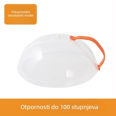 Poklop za zagrijavanje u mikrovalnoj pećnici, poklop protiv prskanja za posuđe, plastični materijal za hranu, otporan na visoke temperature, otporan na prašinu, pogodan za hladnjak, PP brtva