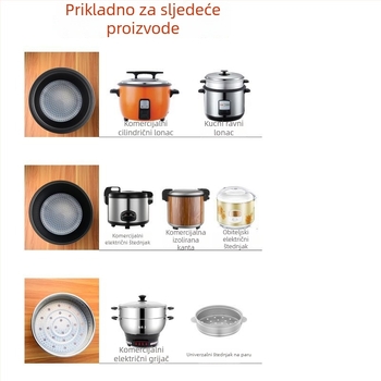 Silikonska podloga za kuhanje riže, okrugla, neprijanjajuća, debela