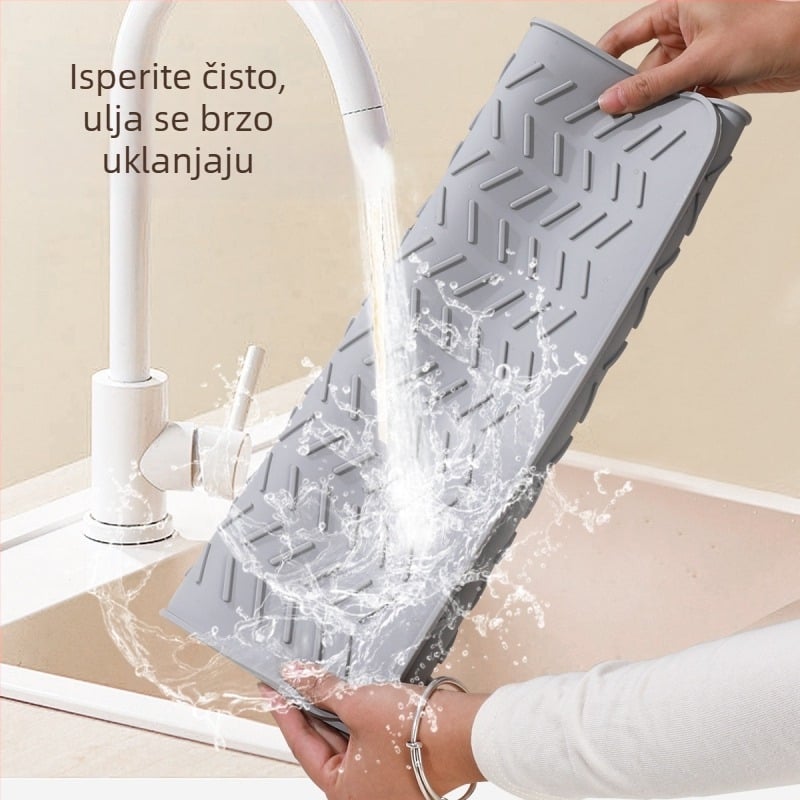 Silikonirani podmetač za čaše, kvadratnog oblika, otporan na visoke temperature, protuklizni, otporan na mrlje