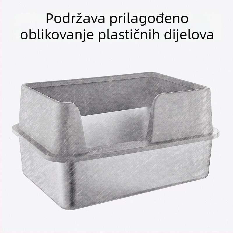 Nerđajući čelik 304, kvadratna duboka i debela posuda s poklopcem za parenje riže i posluživanje na švedskom stolu