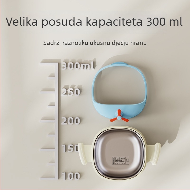 Jiayibaby Crtani dječji posuda za hranjenje – PP materijal, za djecu od 6 mjeseci, 48 komada u kutiji